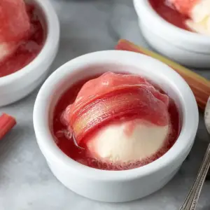 Rhubarb Sauce for Ice Cream