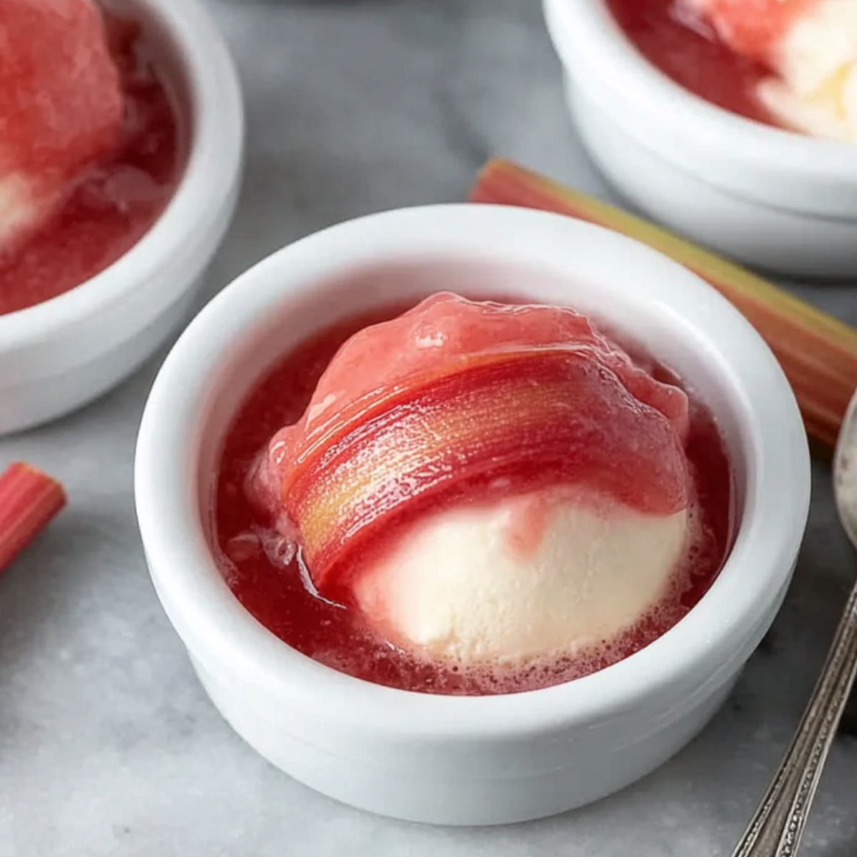 Rhubarb Sauce for Ice Cream