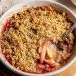 Rhubarb and Apple Crumble