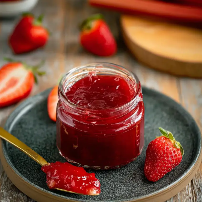 Small Batch Strawberry Rhubarb Jam