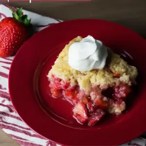 Strawberry Dump Cake