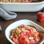 Strawberry Rhubarb Crunch