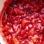 Strawberry Rhubarb Pie Filling
