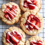 Strawberry Shortcake Butter Cookies