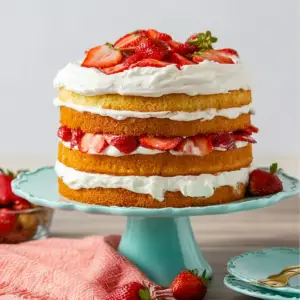 Strawberry Shortcake Cake