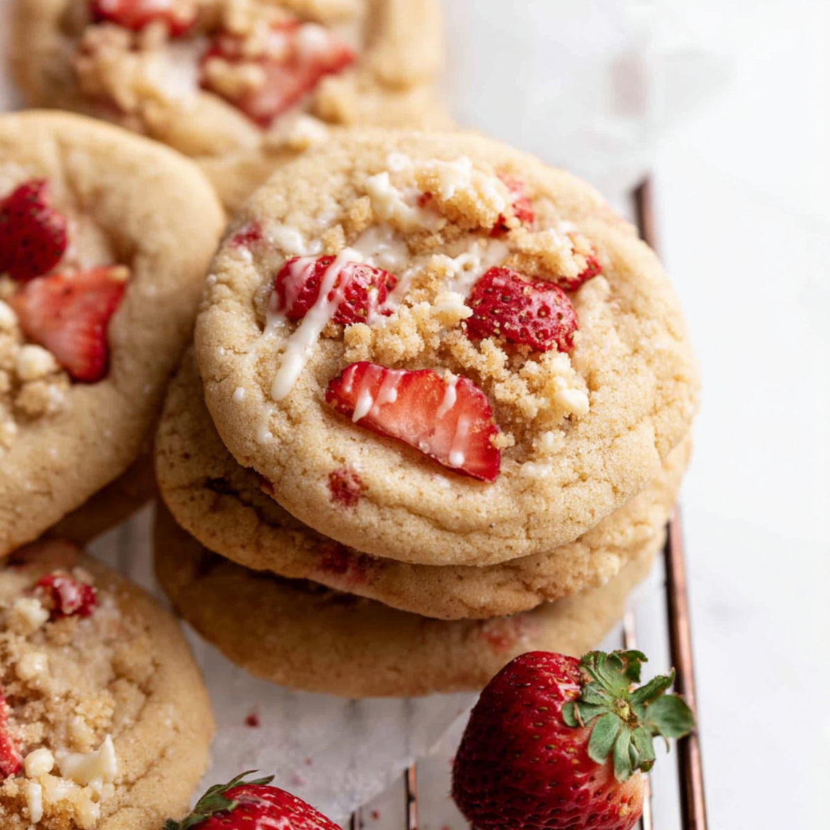 Strawberry Shortcake Cookies