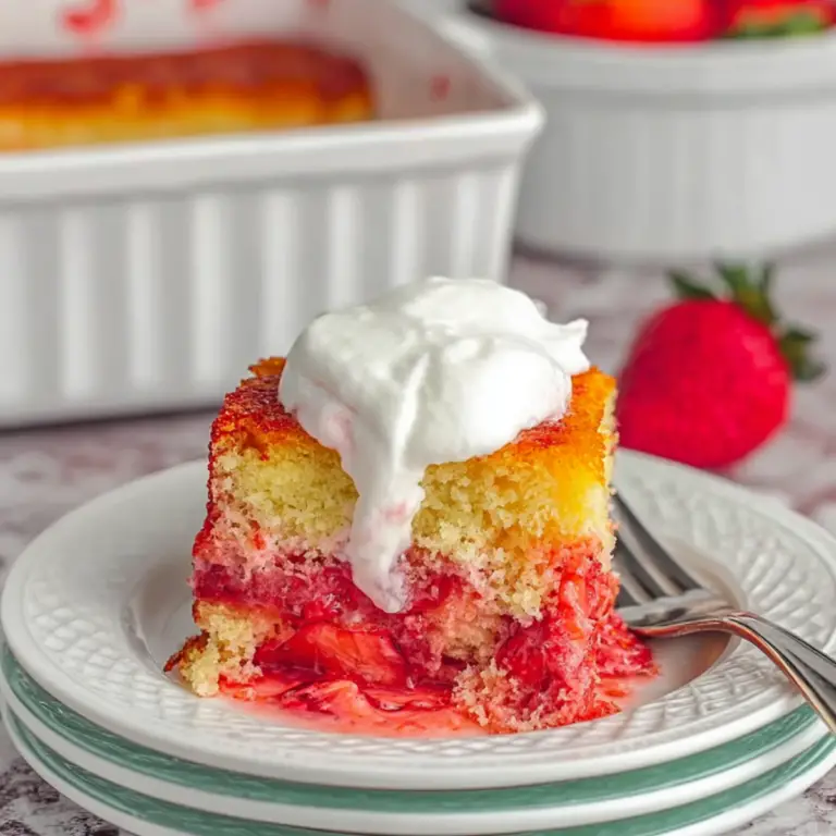 Strawberry Shortcut Cake