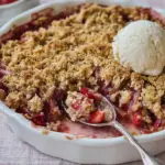 Sublime Strawberry Rhubarb Crisp