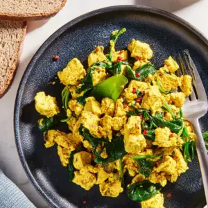 Tofu Scramble with Spinach