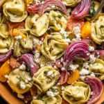 Tortellini Salad with Marinated Artichokes and Feta