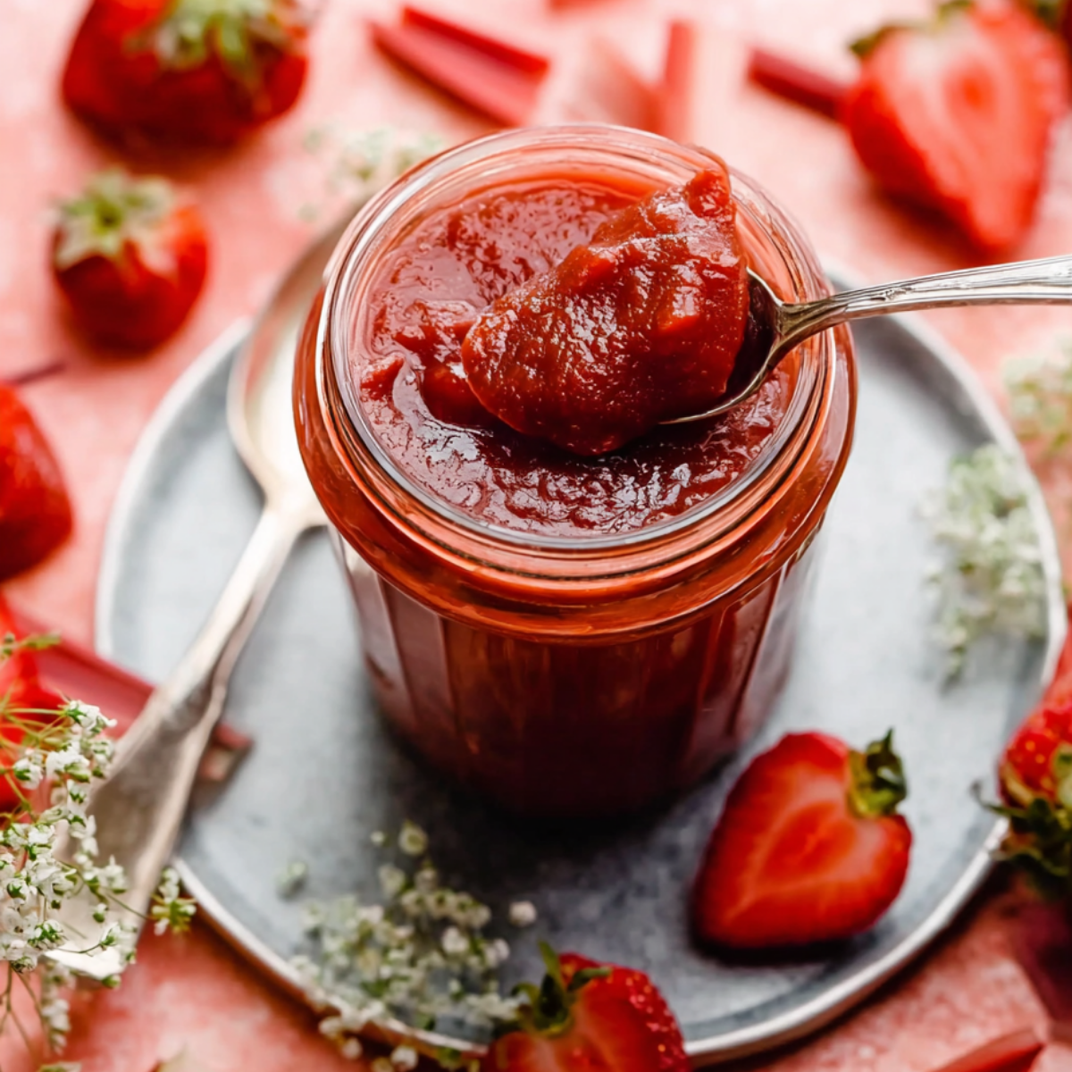 strawberry rhubarb sauce