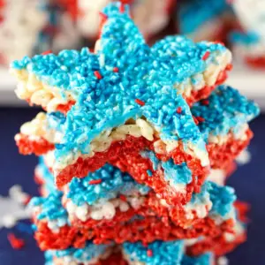 4th Of July Rice Krispie Treats