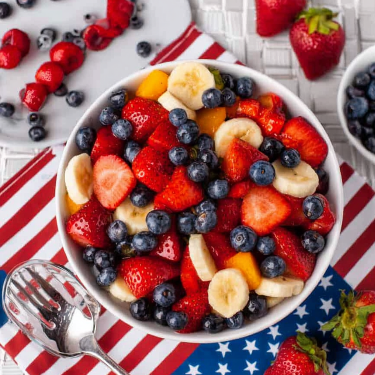 4th of July Fruit Salad