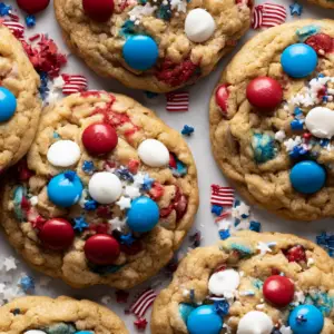 4th of July Monster Cookies