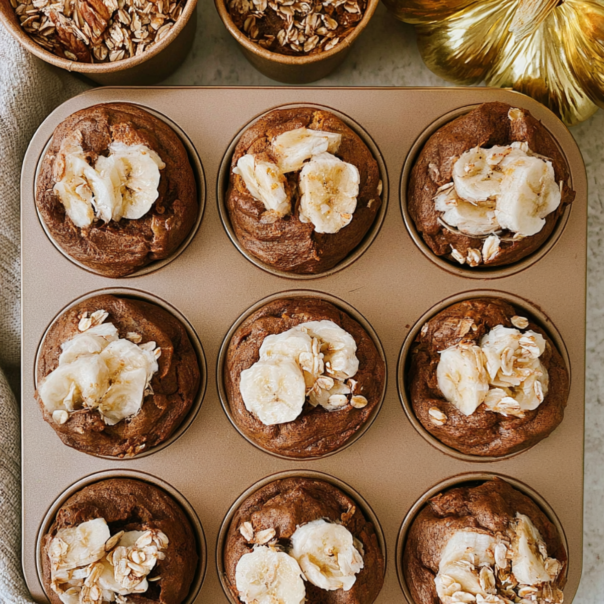 Banana Pumpkin Muffins