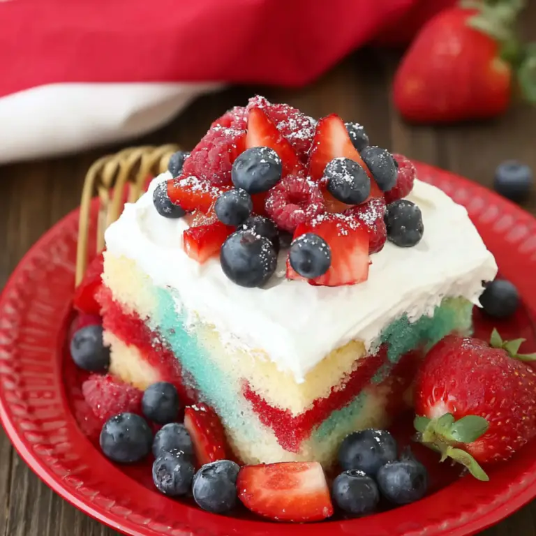 Berry Poke Cake