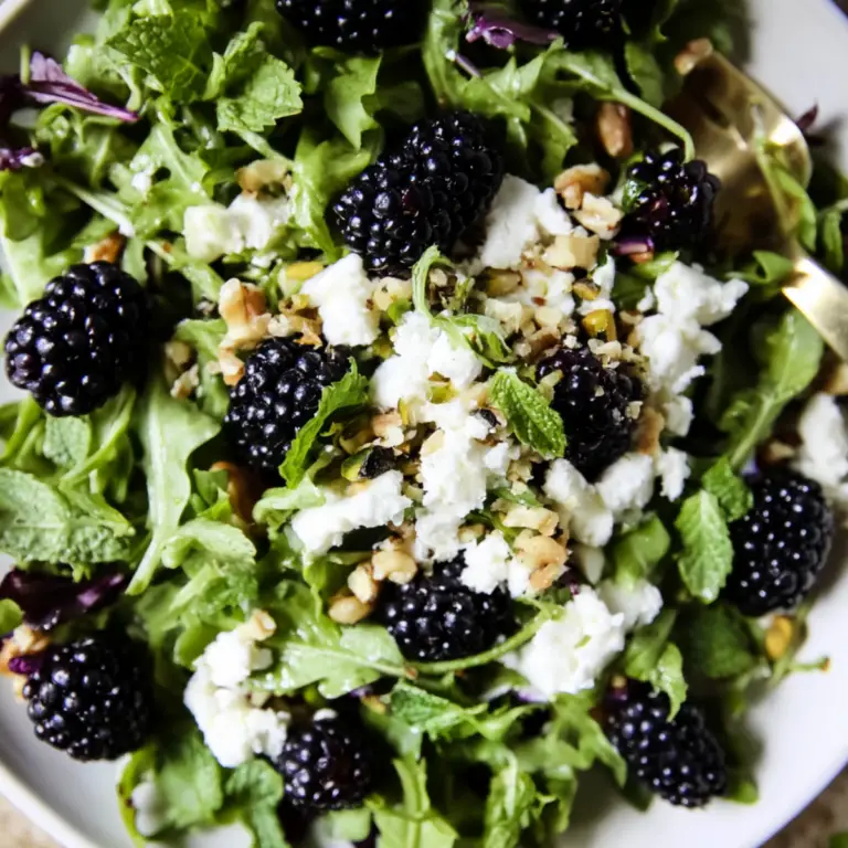 Blackberry Goat Cheese Salad