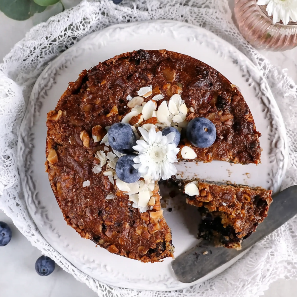 Blueberry Almond Coffee Cake