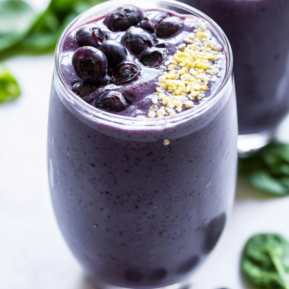 Blueberry Avocado Spinach Smoothie