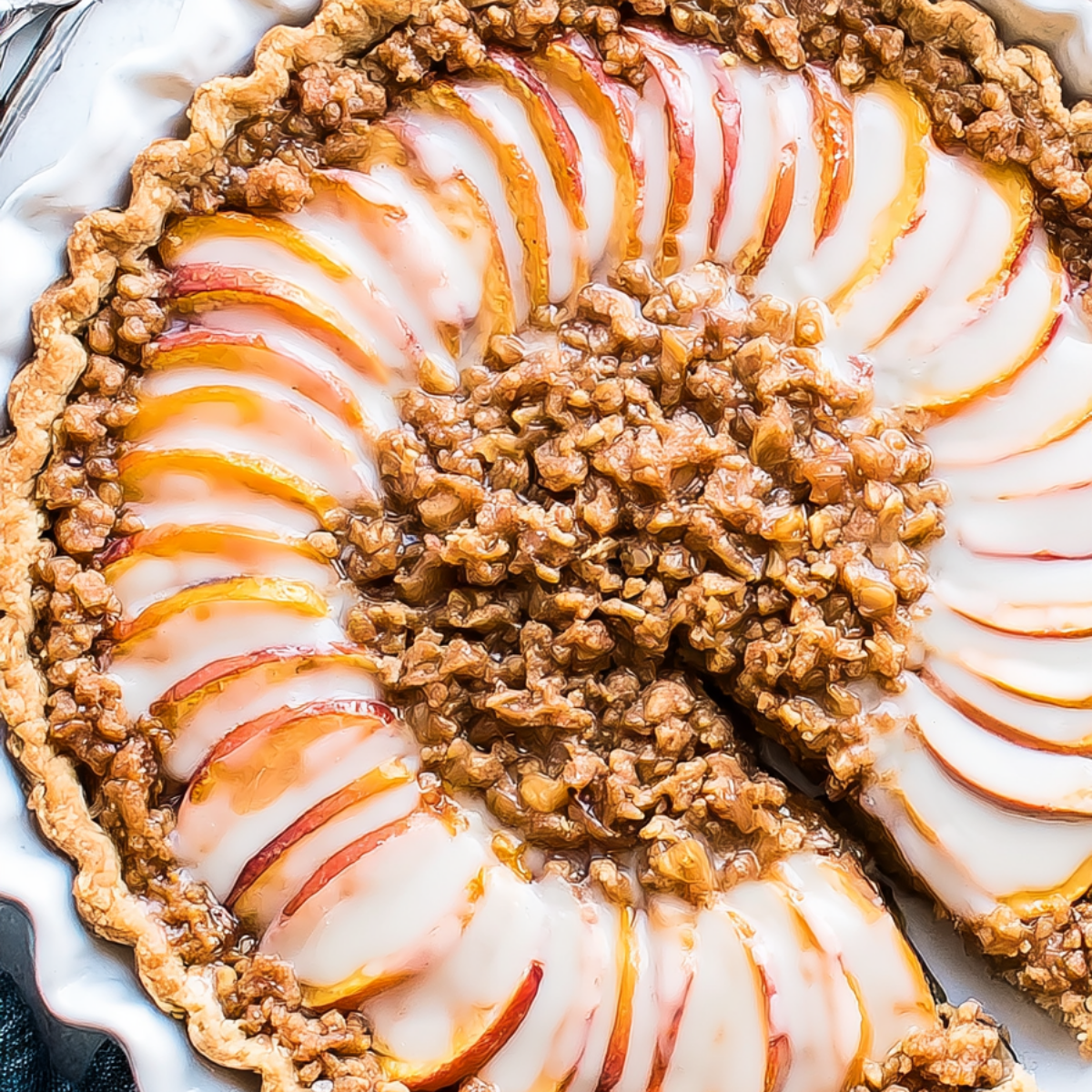 Brown Butter Peach Tart