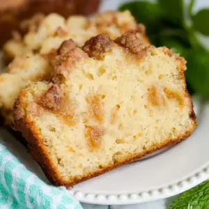 FRESH PEACH COBBLER BREAD