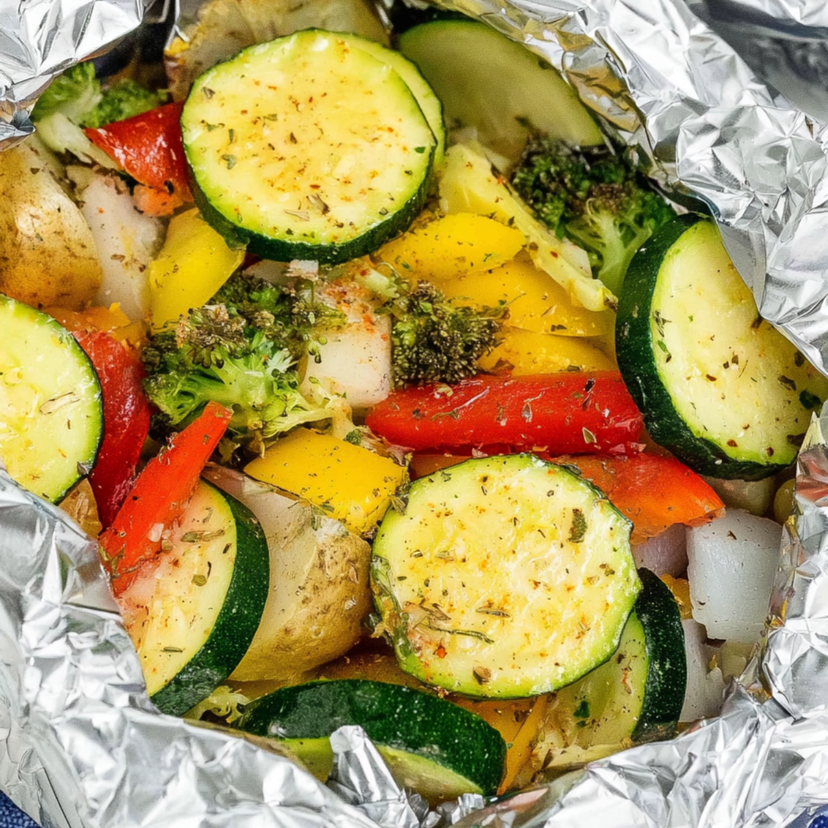 Grilled Vegetables in Foil