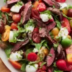 Heirloom Tomato and Steak Caprese