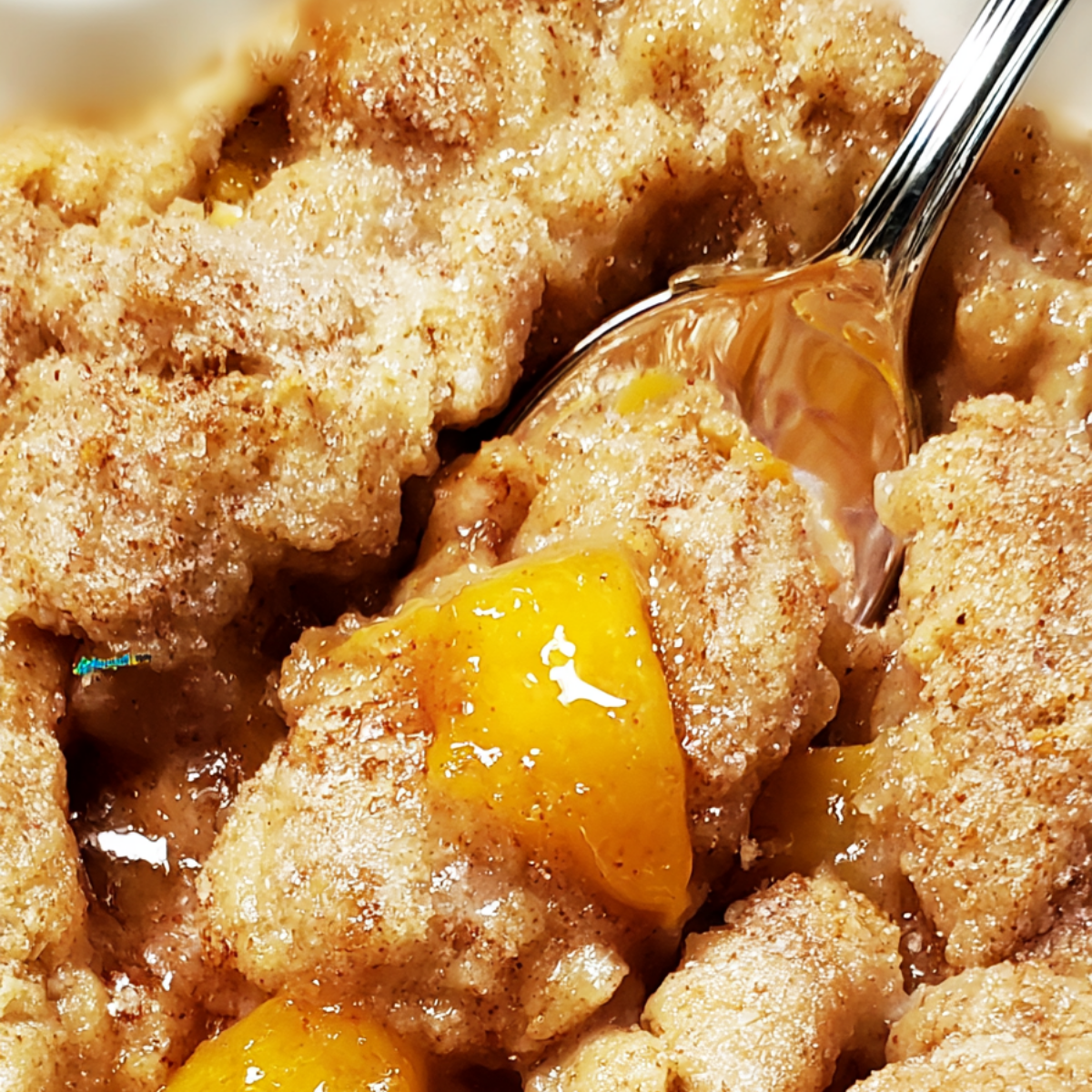 Lazy Man's Peach Cobbler
