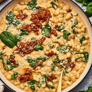Marry Me White Bean & Spinach Skillet