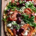 Mediterranean Naan Bread Pizza