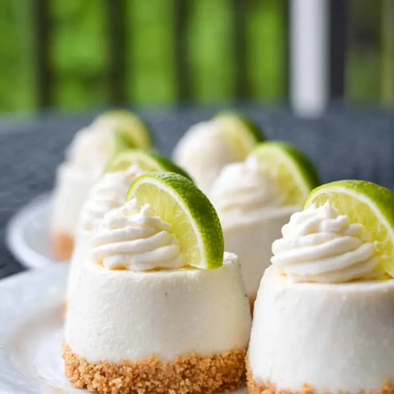 Mini No Bake Key Lime Pie