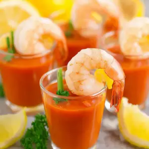Mini Shrimp Cocktail Shooters