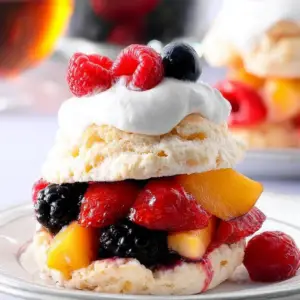 Mixed Fruit Shortcakes