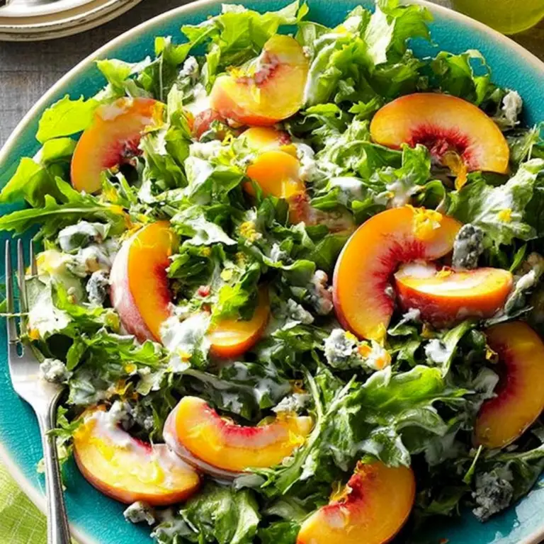 Nectarine Arugula Salad