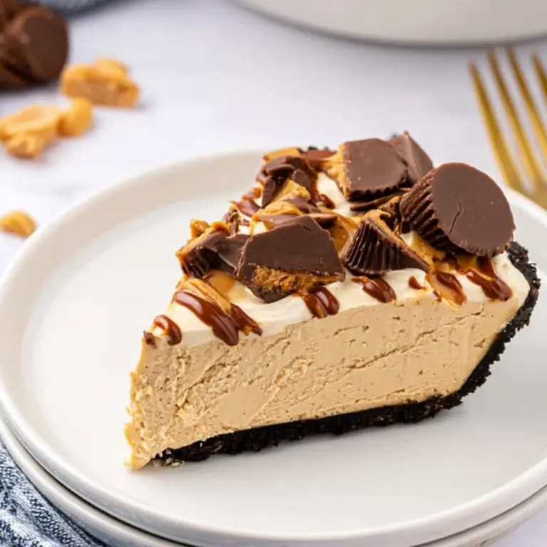 No Bake Peanut Butter Pie