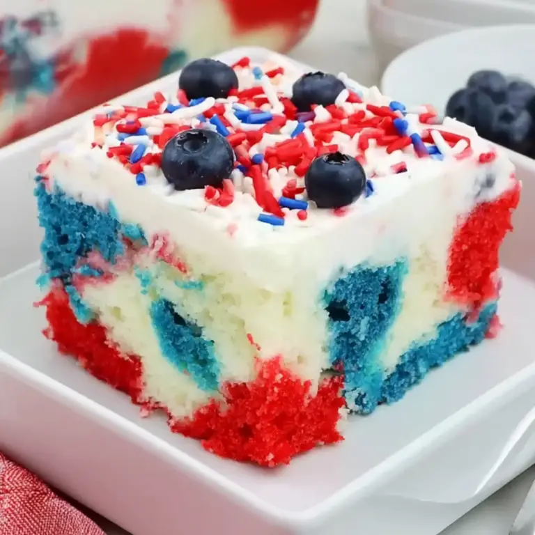 Patriotic Poke Cake