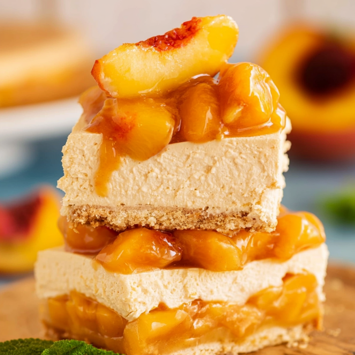 Peach Cheesecake
