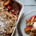 Plum and Nectarine Crisp