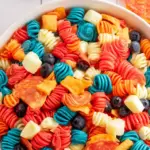 RED WHITE AND BLUE PASTA SALAD