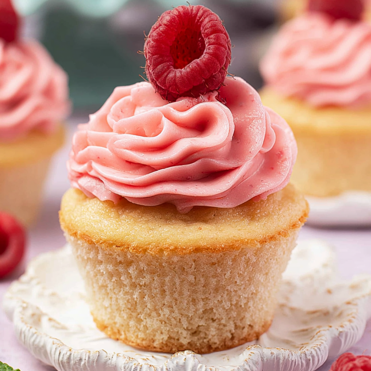Raspberry Cupcakes