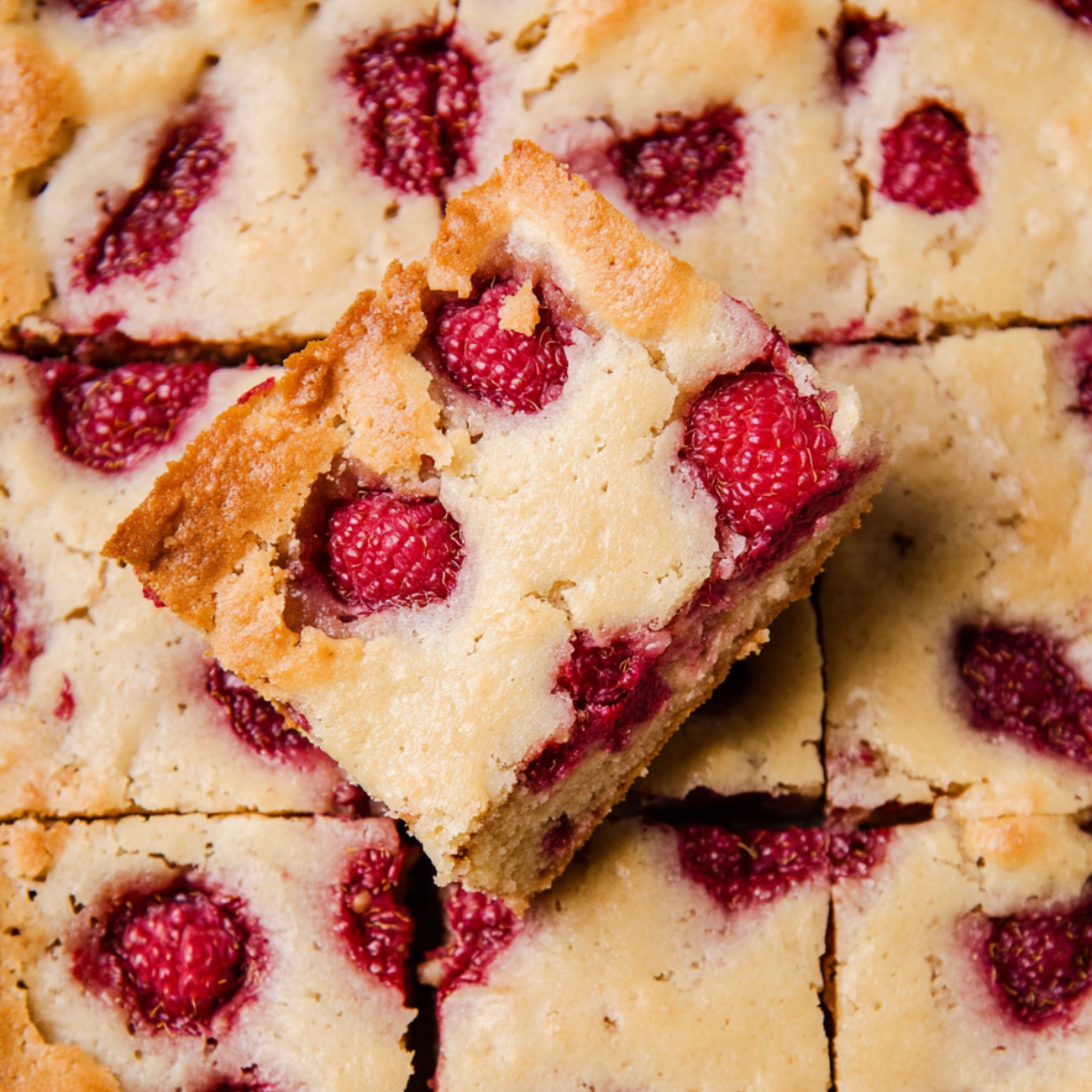 Raspberry Lemon Blondies