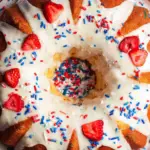 Red White and Blue Bundt Cake