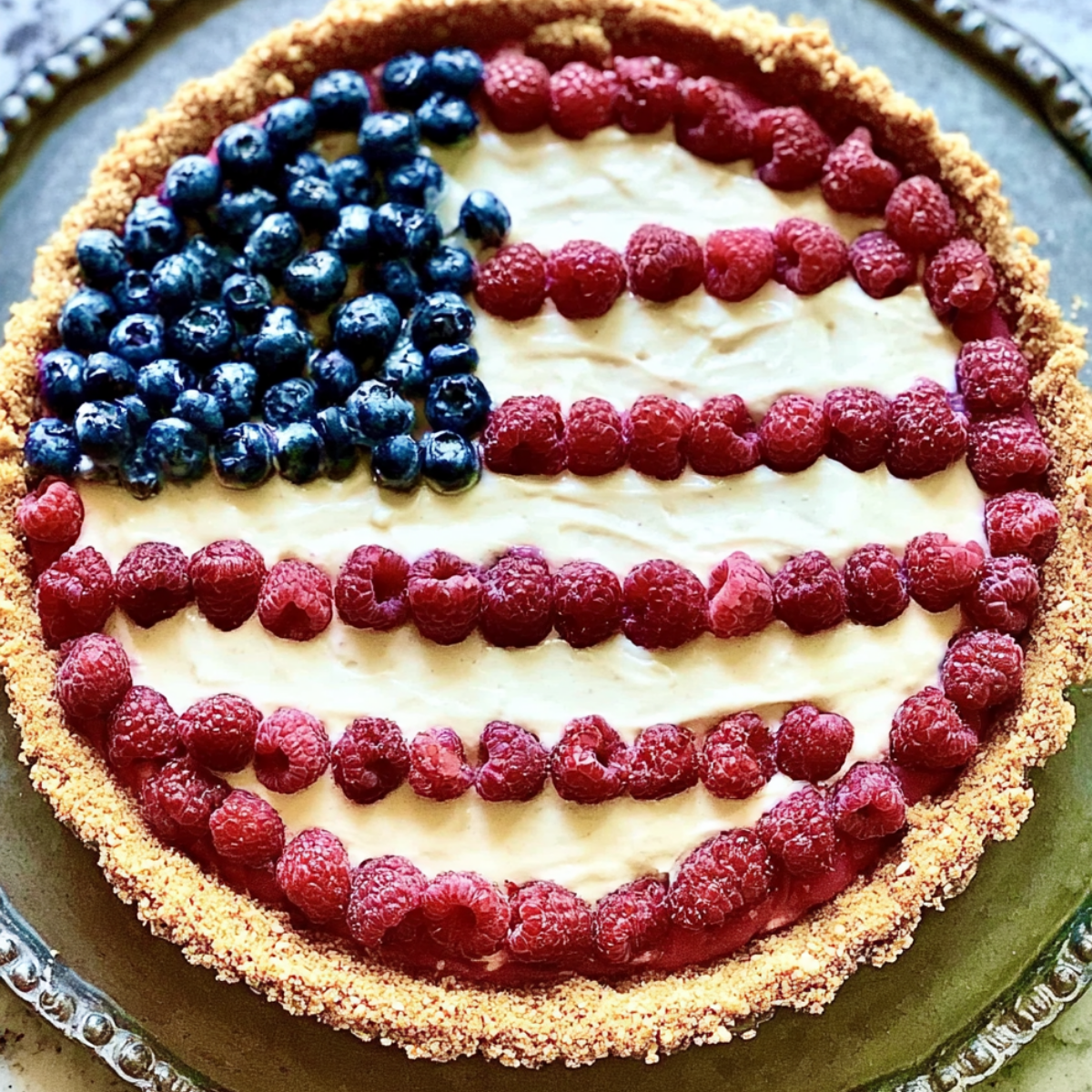 Red White and Blue Pie