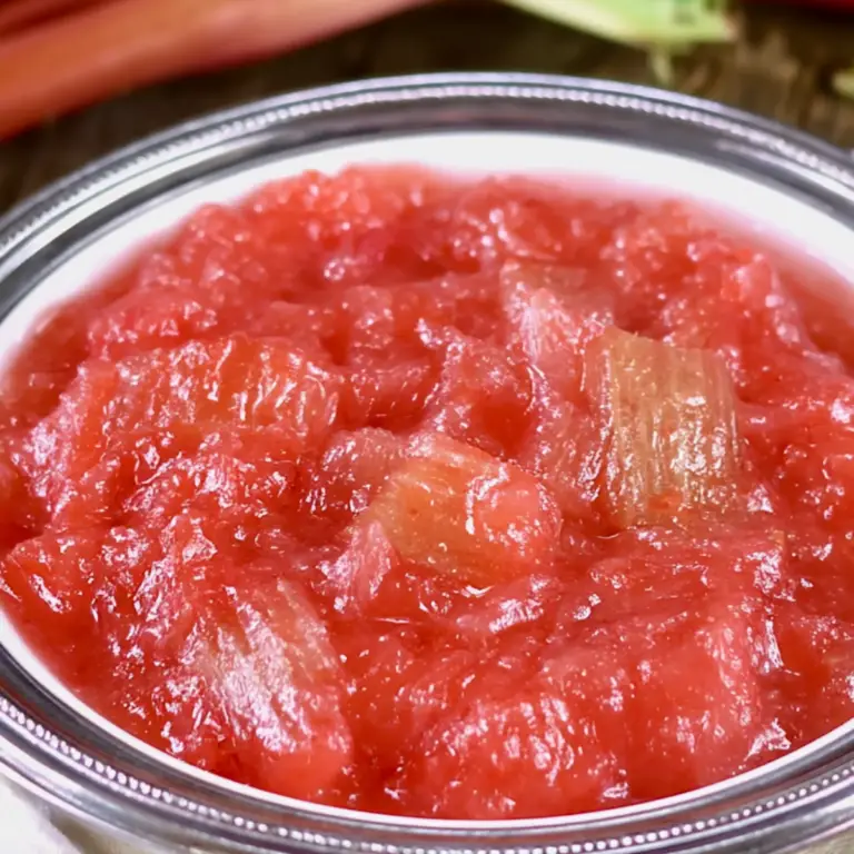 Rhubarb Sauce