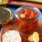 Rhubarb and Ginger Jam