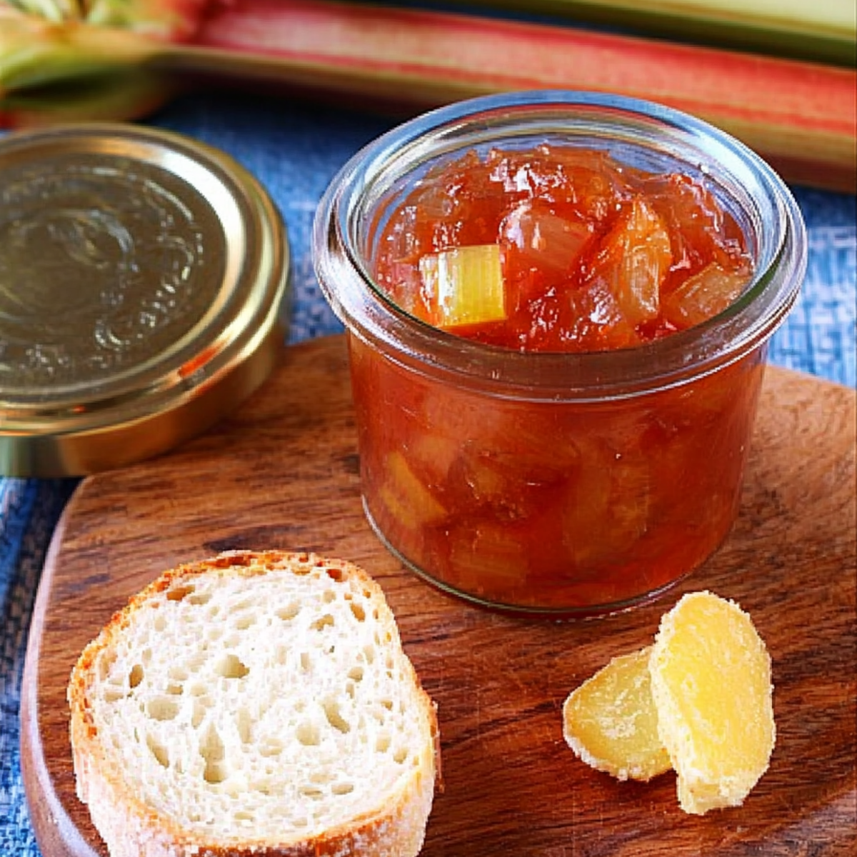 Rhubarb and Ginger Jam