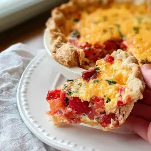 Southern Tomato Pie with Sourdough Pie Crust