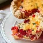 Southern Tomato Pie with Sourdough Pie Crust