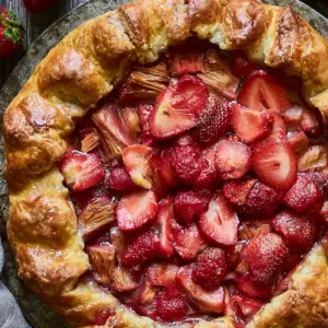 Strawberry Rhubarb Galette