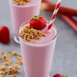 Strawberry Rhubarb Pie Smoothie